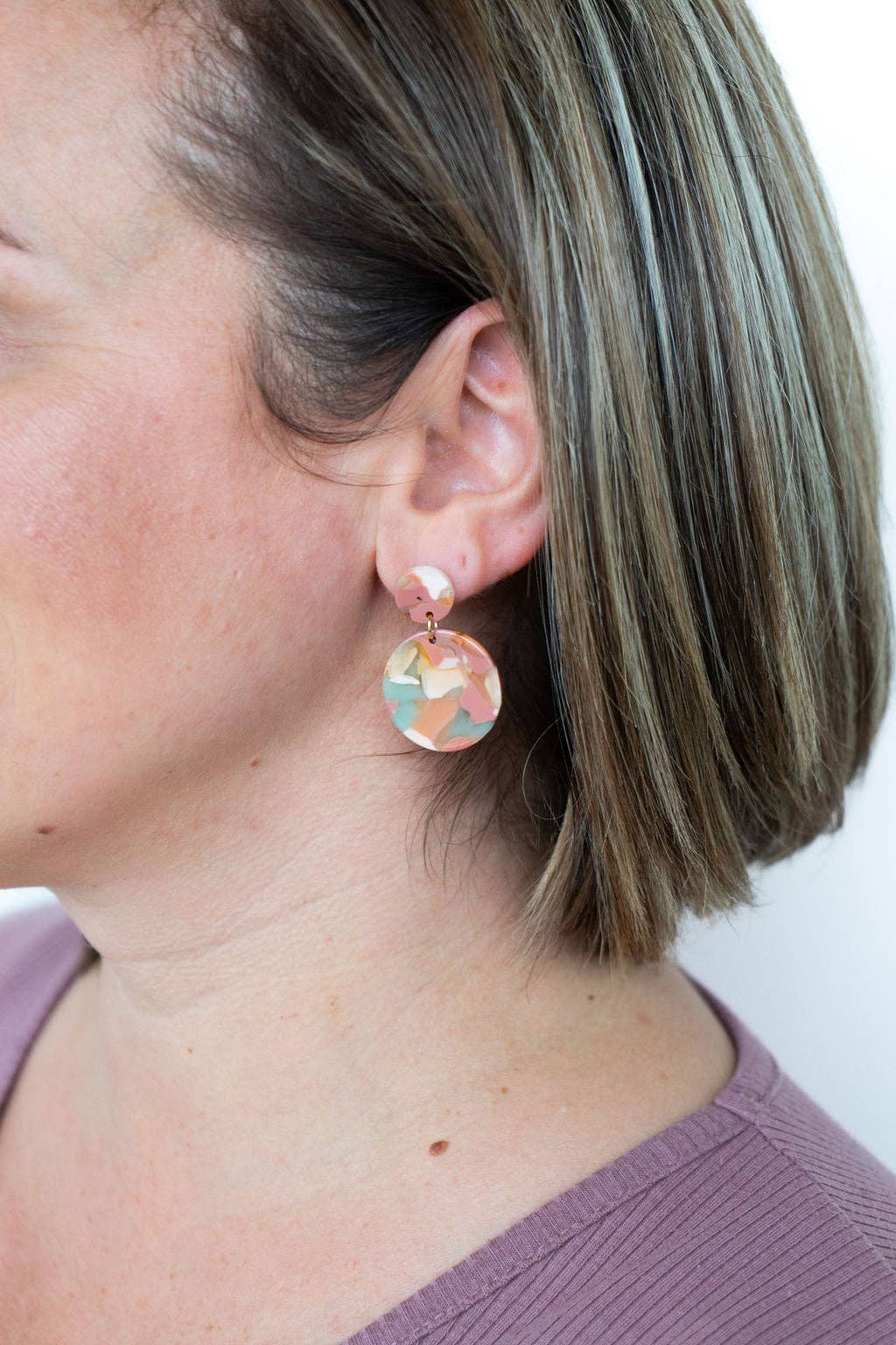 Spiffy & Splendid - Addy Earrings - Camo Chic