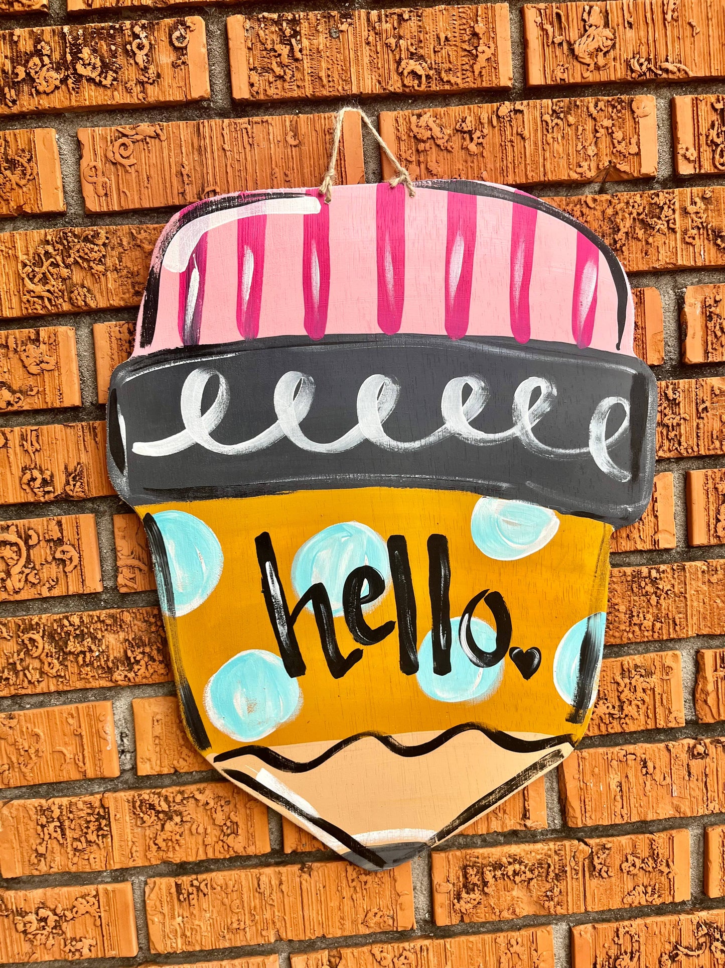 on the Bayou - Blank Pencil door hanger