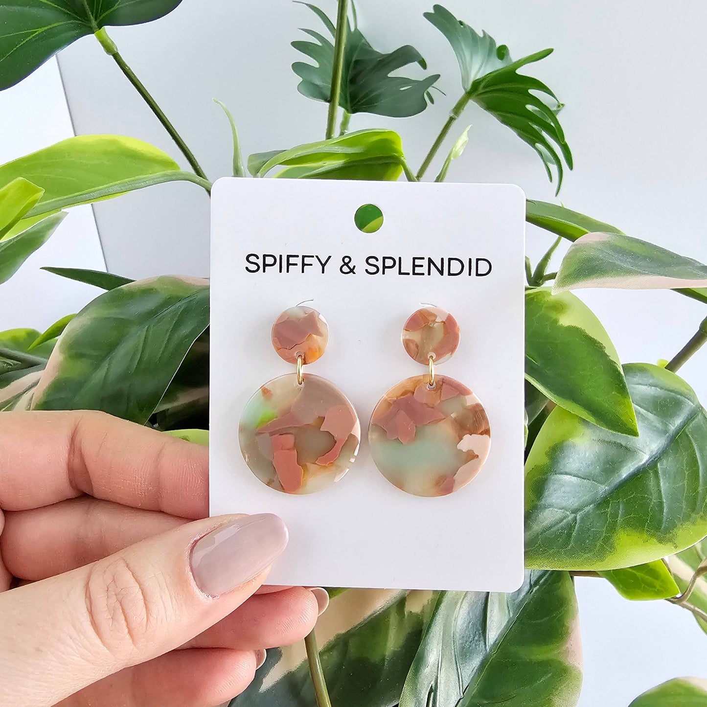 Spiffy & Splendid - Addy Earrings - Camo Chic