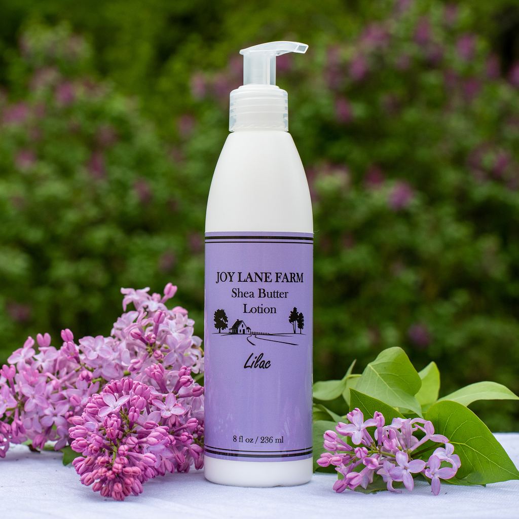 Joy Lane Farm - Lilac Shea Butter Moisturizing Hand and Body Lotion: 8 oz