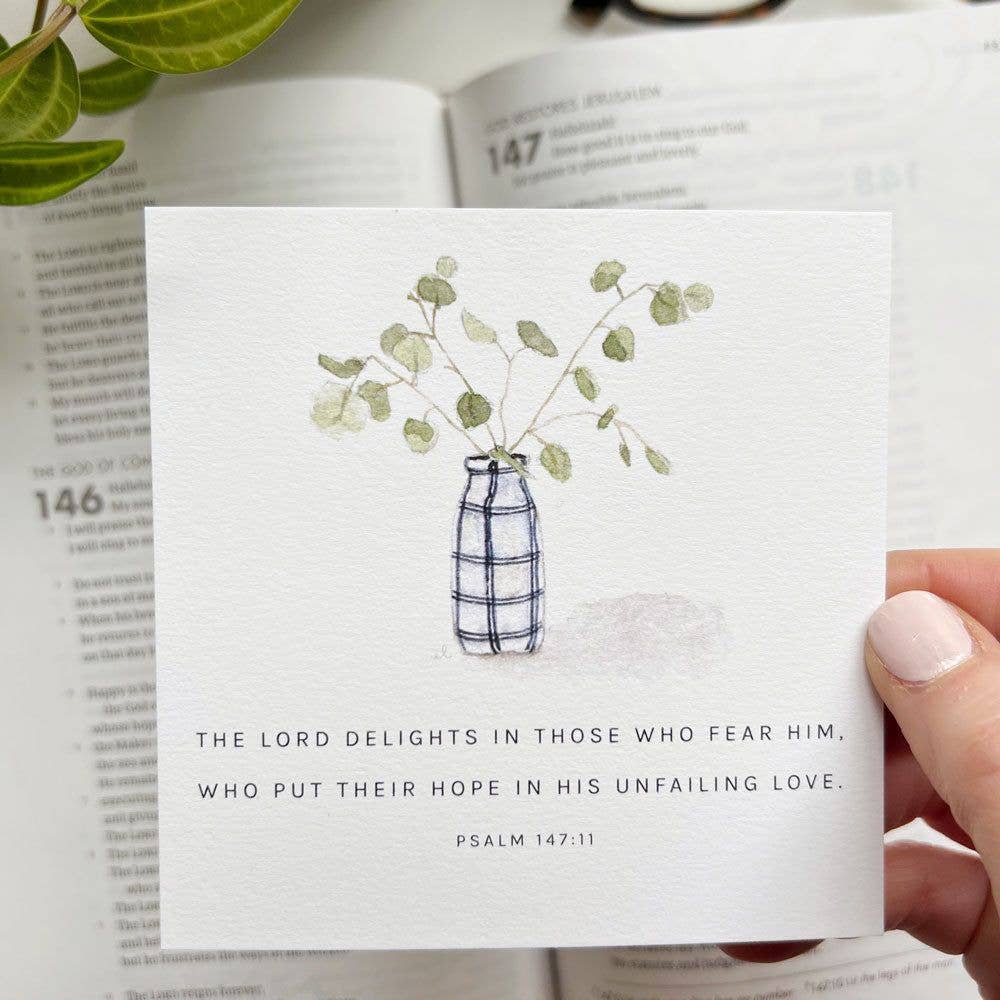 emily lex studio - truth for today hope cards with wood card holder