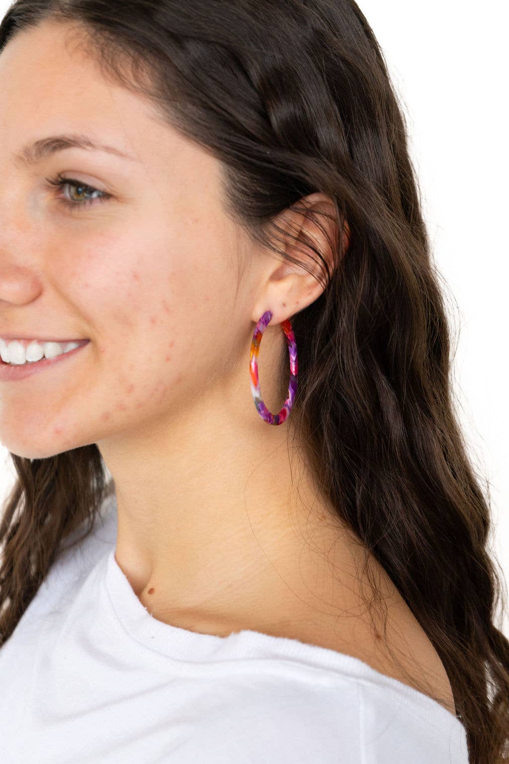 Spiffy & Splendid - Cameron Hoops - Paradise Pink