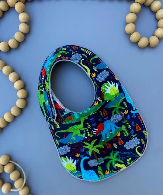 Port & Starbird - Primary Dinos bib Only