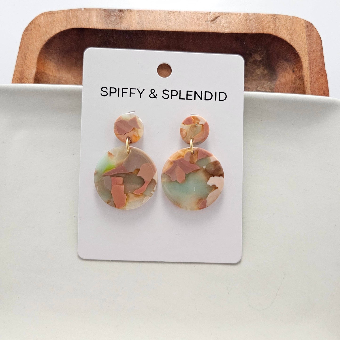 Spiffy & Splendid - Addy Earrings - Camo Chic