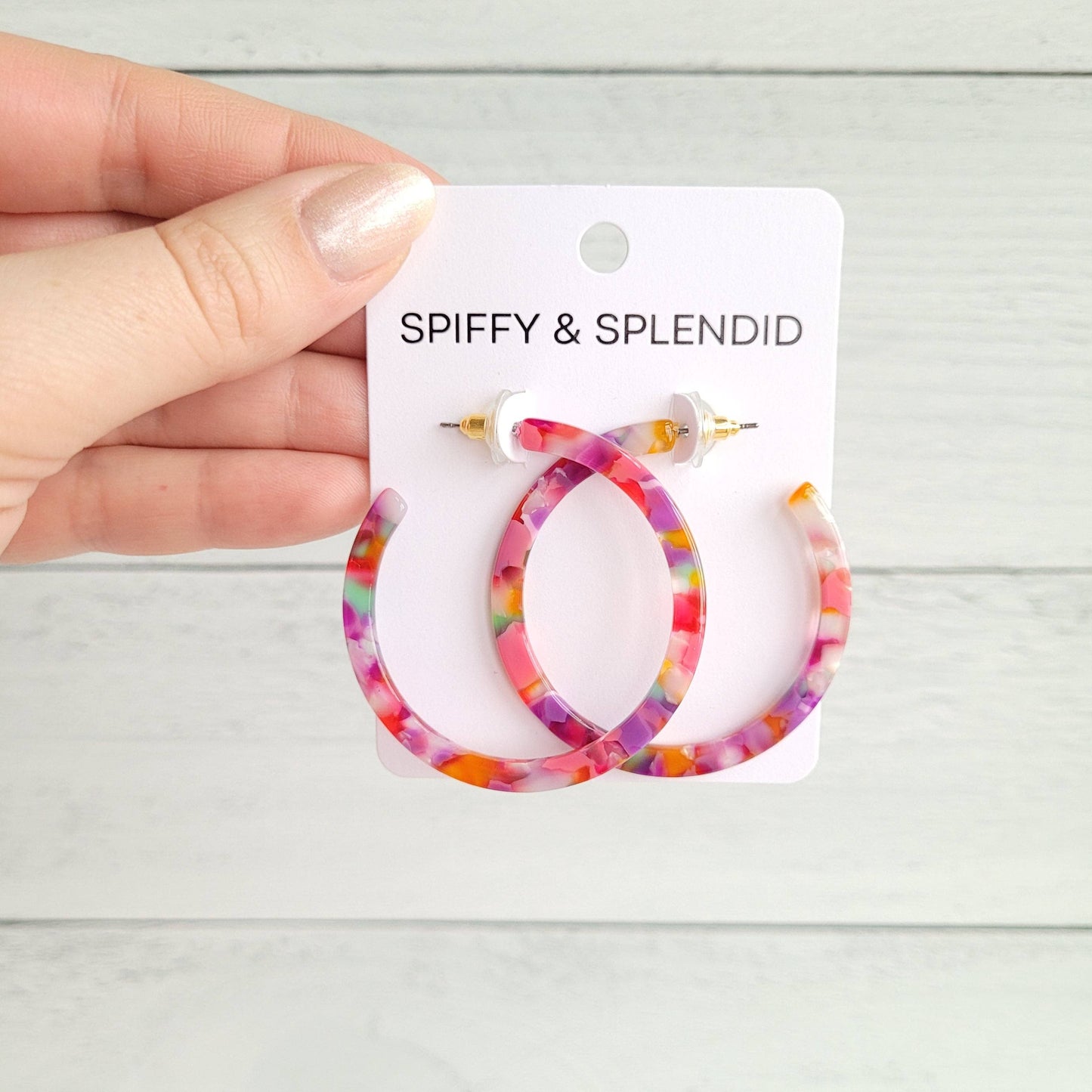 Spiffy & Splendid - Cameron Hoops - Paradise Pink