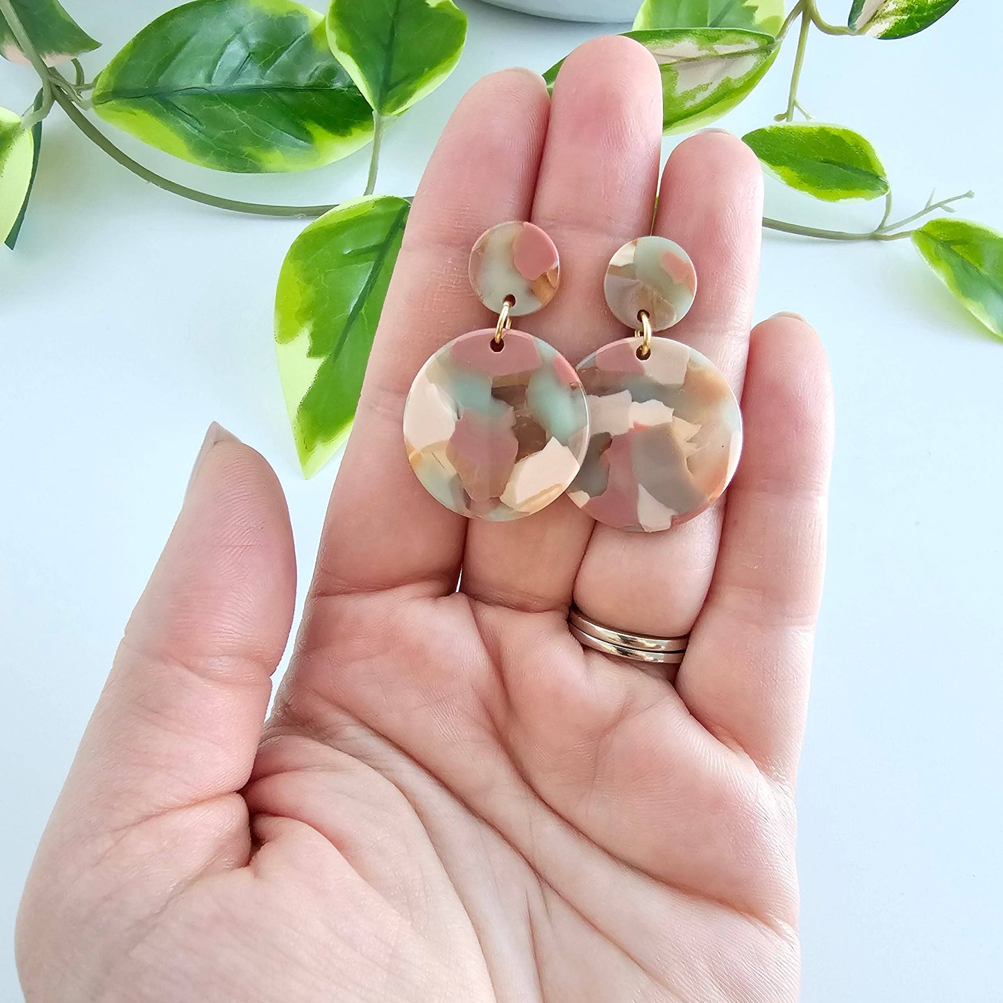 Spiffy & Splendid - Addy Earrings - Camo Chic