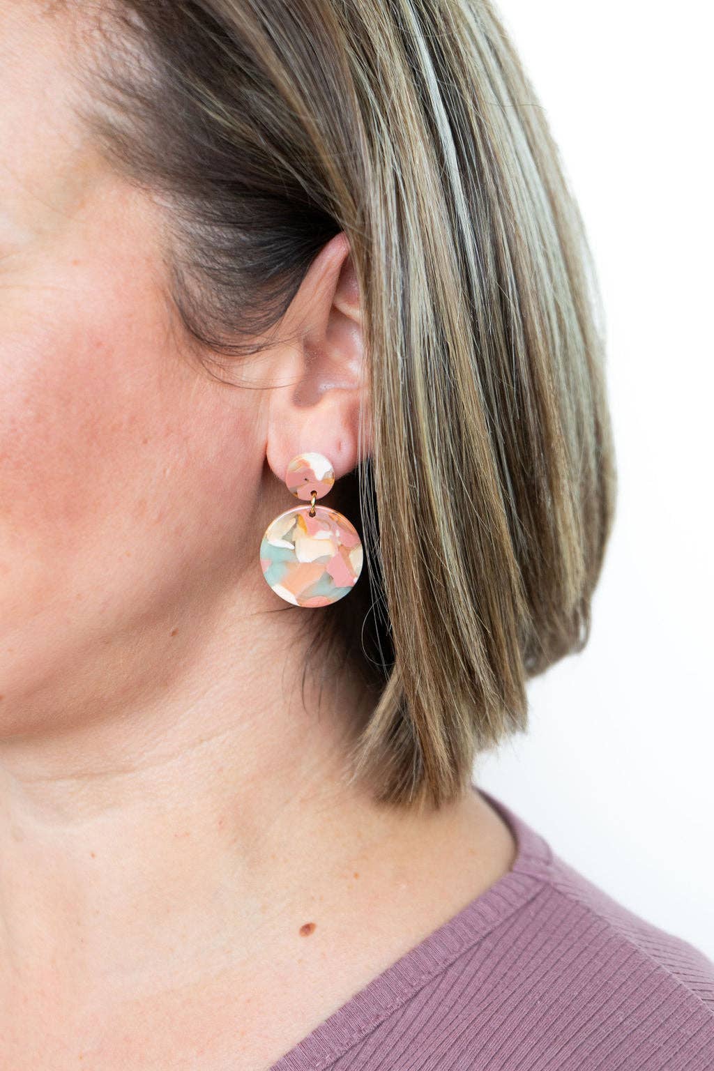 Spiffy & Splendid - Addy Earrings - Camo Chic