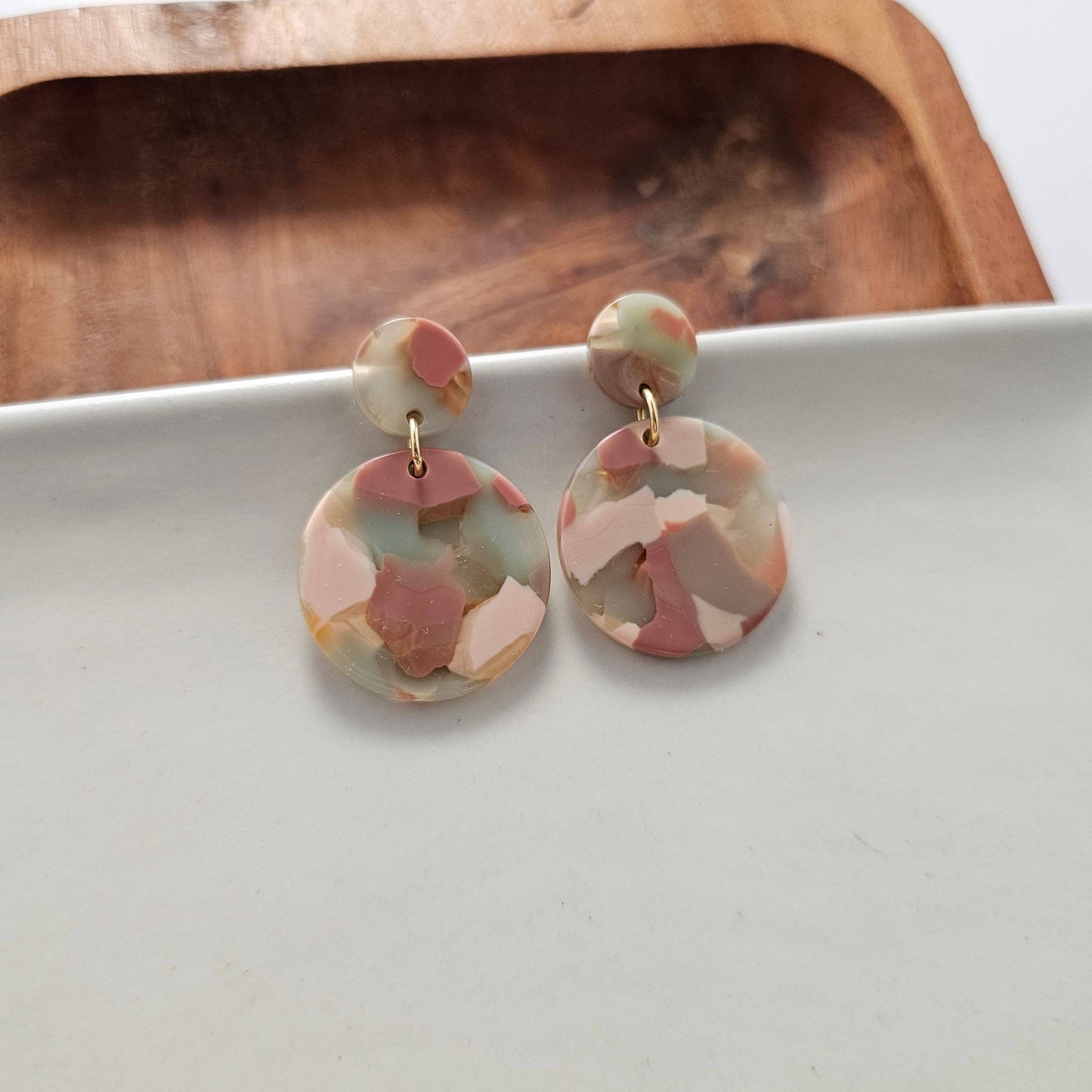 Spiffy & Splendid - Addy Earrings - Camo Chic