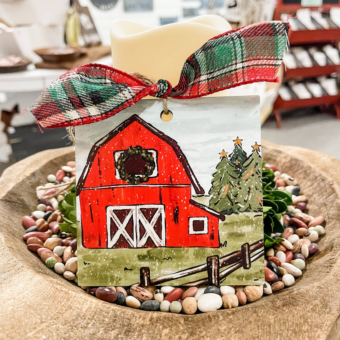 Studio 29 Eleven - Christmas Barn Ornament