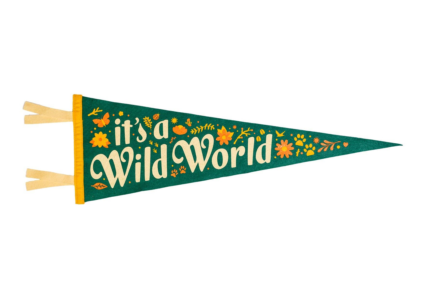 It's A Wild World Pennant- Kelle Hampton x Oxford Pennant