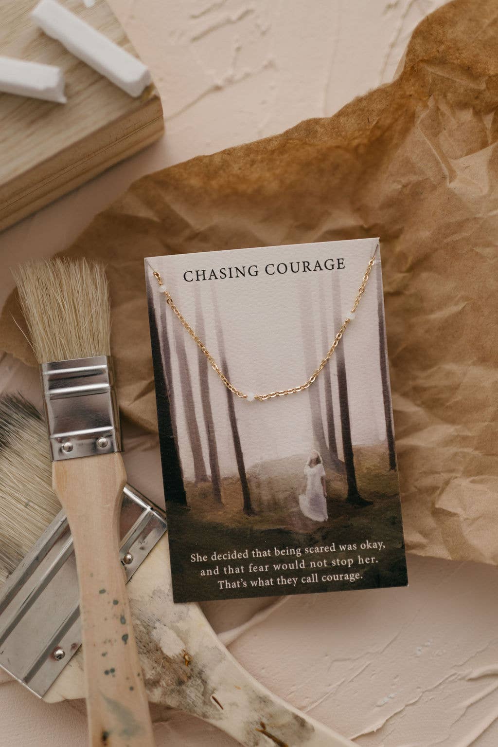 Dear Heart - Chasing Courage | Christian Jewelry | Christian Gift: 16"