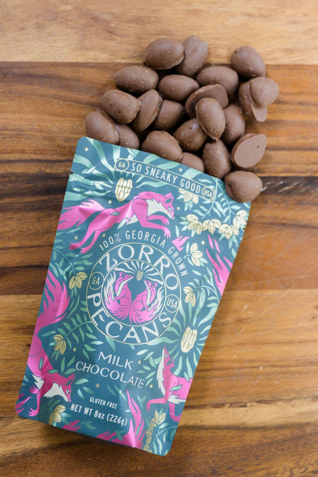 Zorro Pecans - Milk Chocolate Covered Pecans