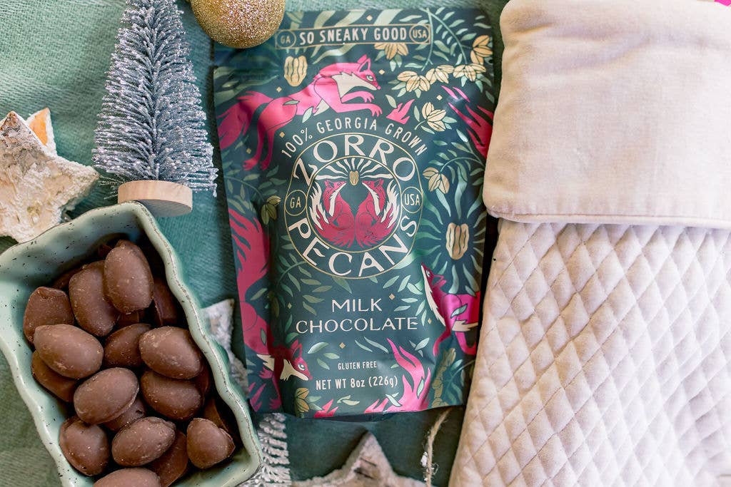 Zorro Pecans - Milk Chocolate Covered Pecans