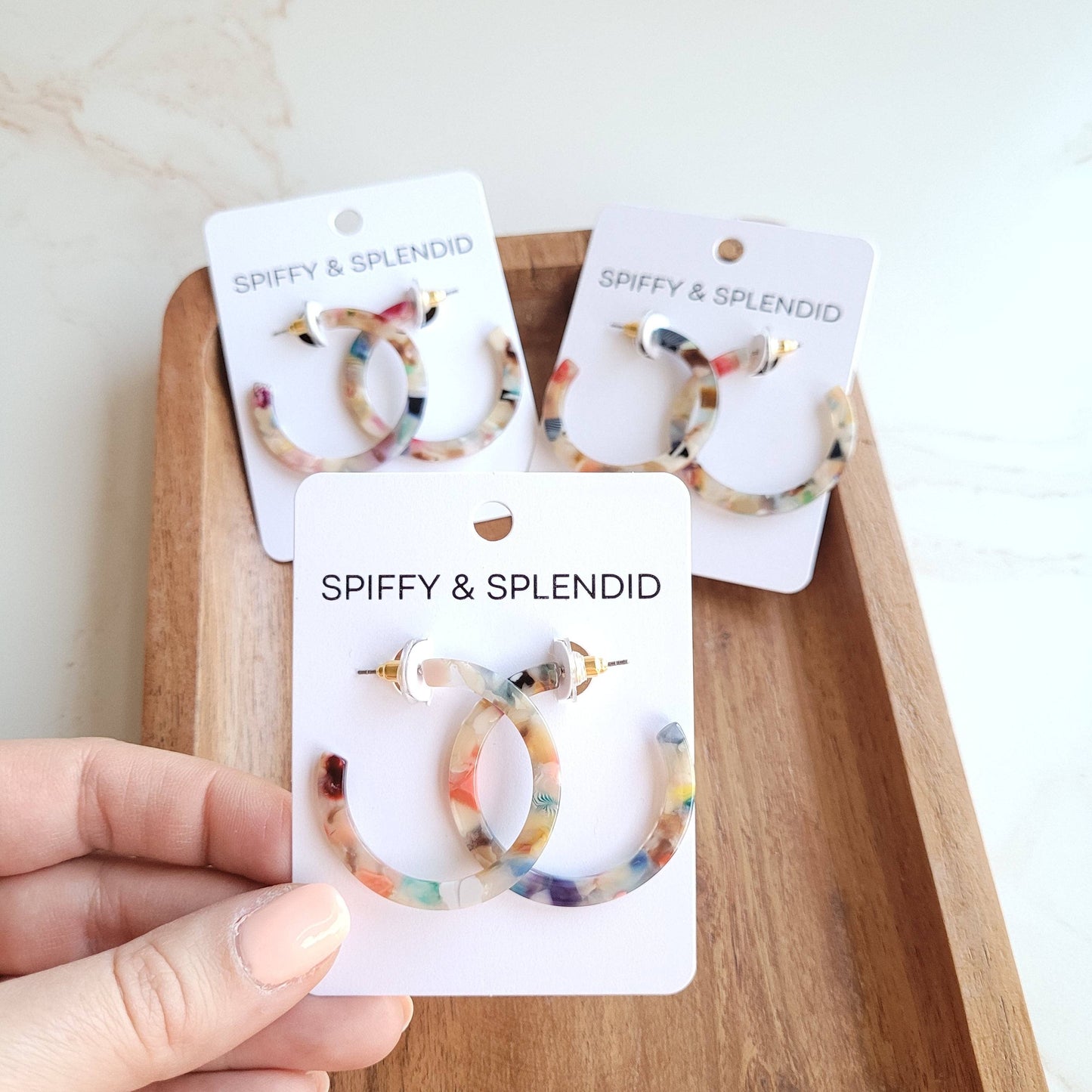 Spiffy & Splendid - Camy Hoops - Multicolor