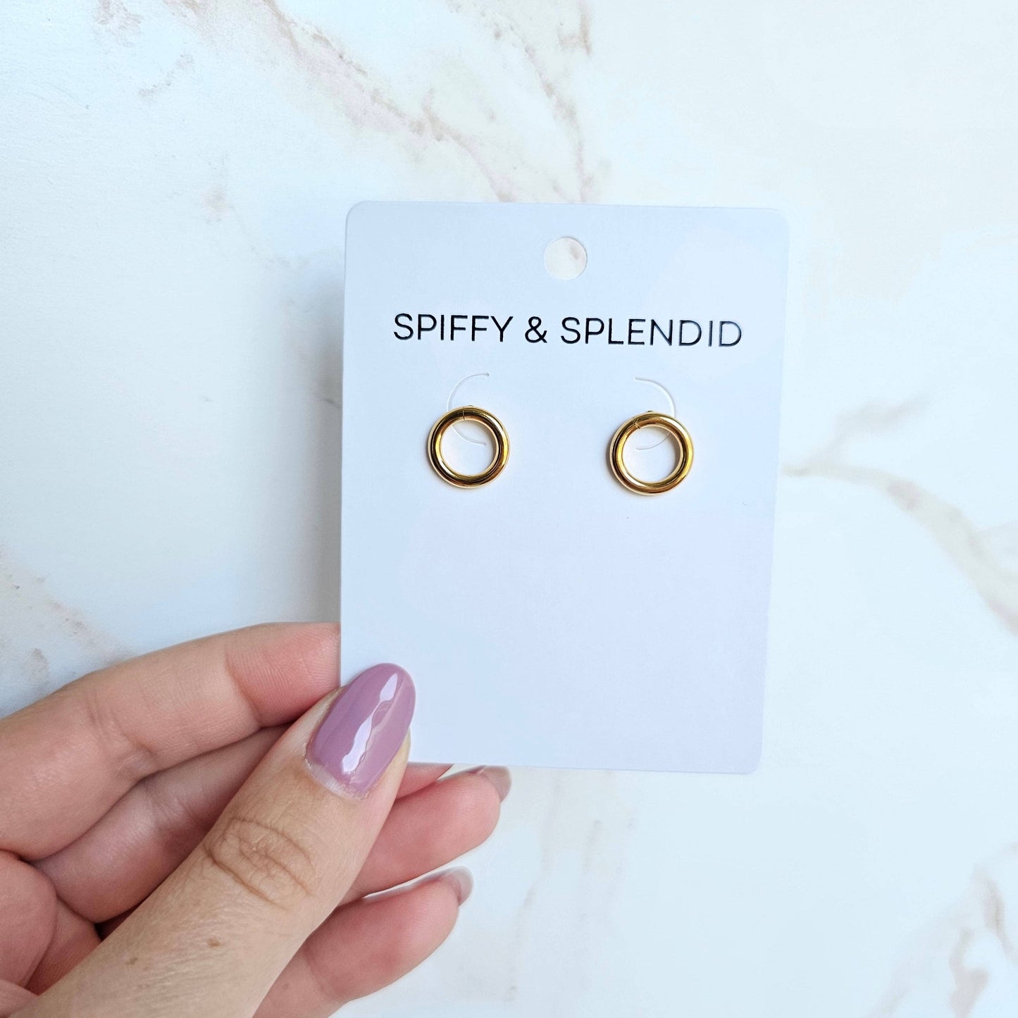 Spiffy & Splendid - Luxe Gold Oriana Studs - Small