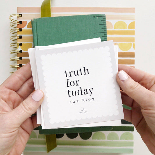 emily lex studio - Truth for today cards for kids with holder