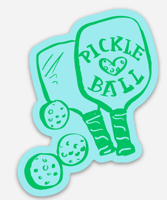 inviting affairs paperie - Pickle Ball Love Sticker