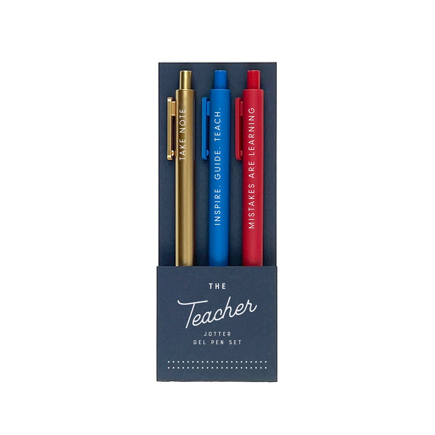 Ruff House Print Shop - The Teacher Jotter Gel Pen: Set of 3