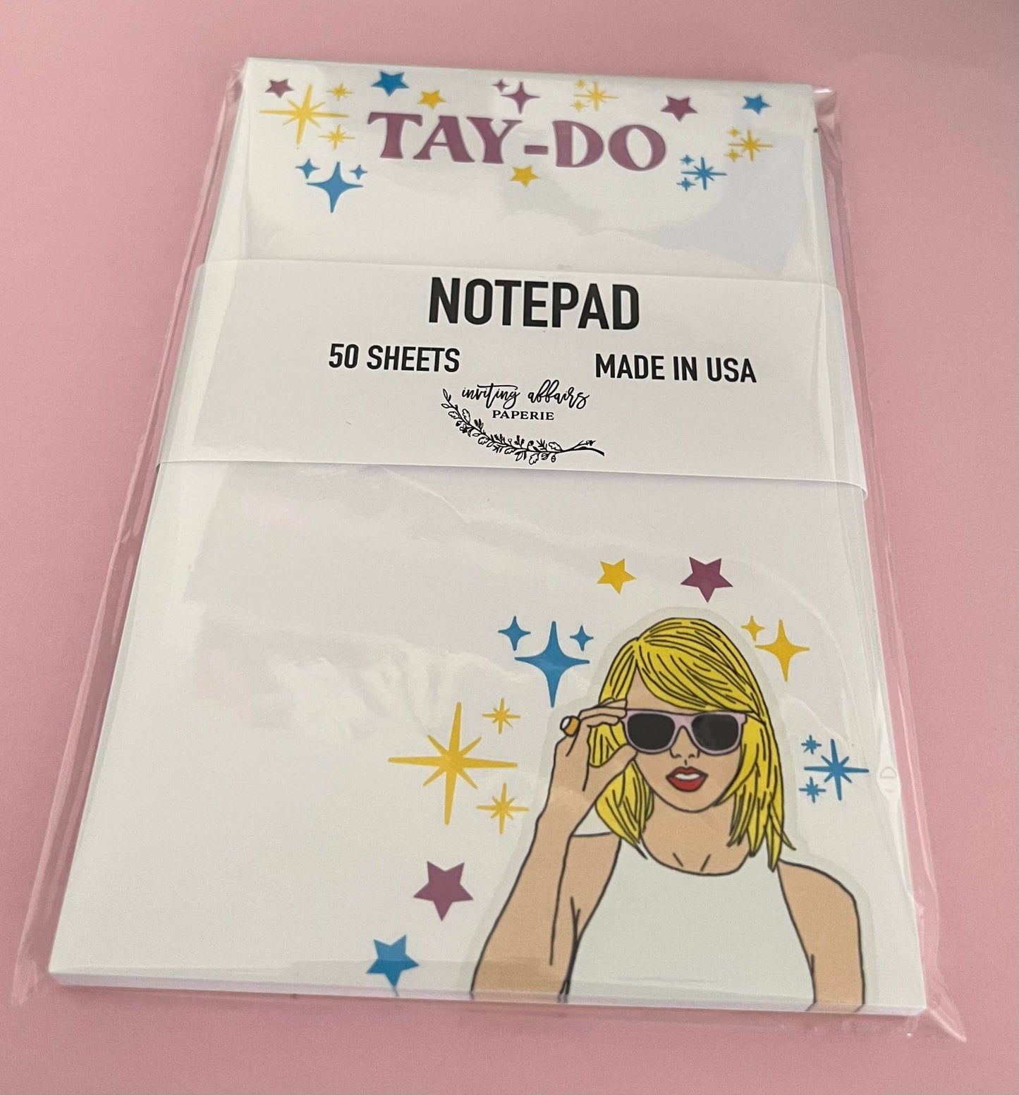 inviting affairs paperie - Tay-Do Notepad (Taylor Swift)