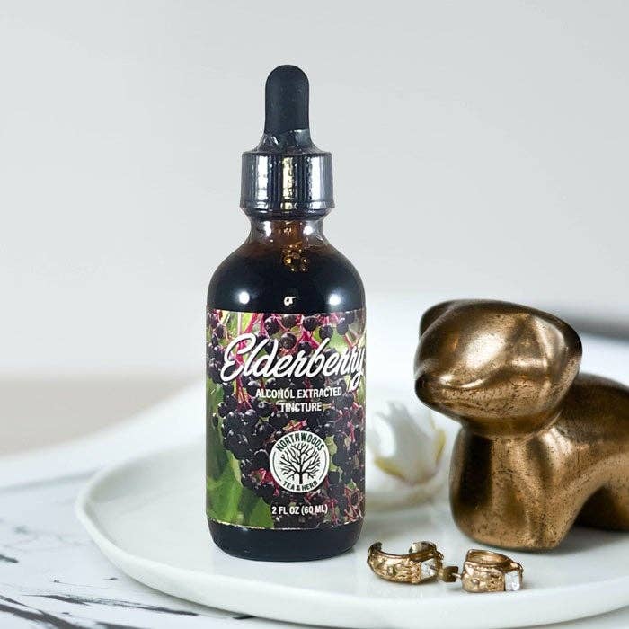 Northwoods Tea & Herb LLC - Elderberry Tincture - Single Extraction