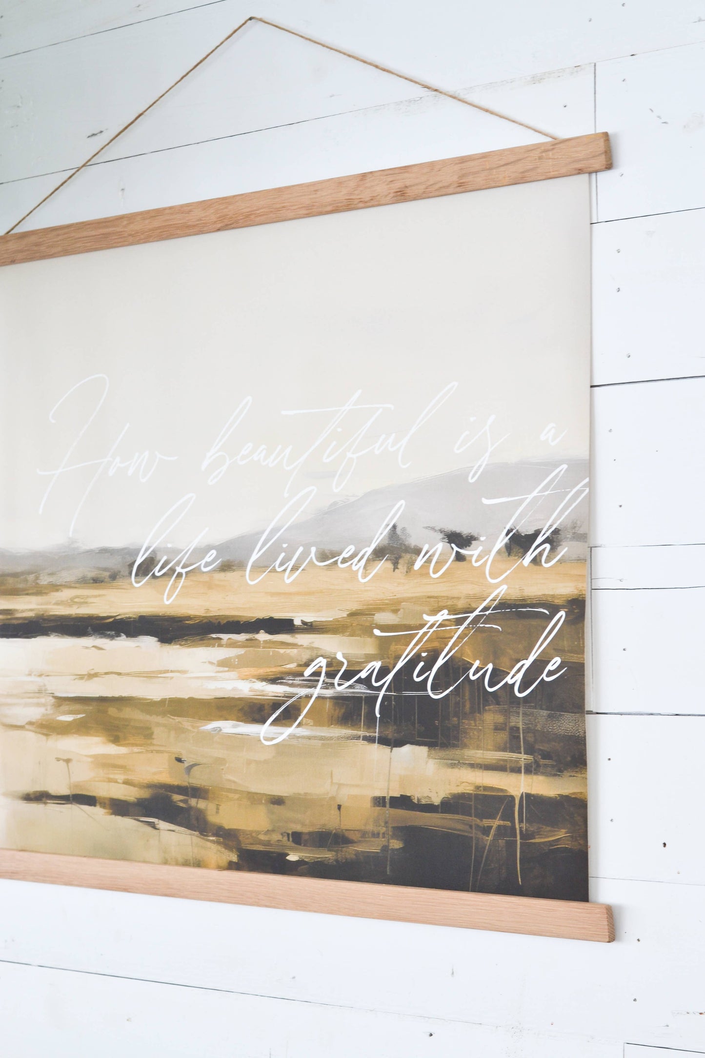 Gratitude Canvas Wall Hanging - 8x10