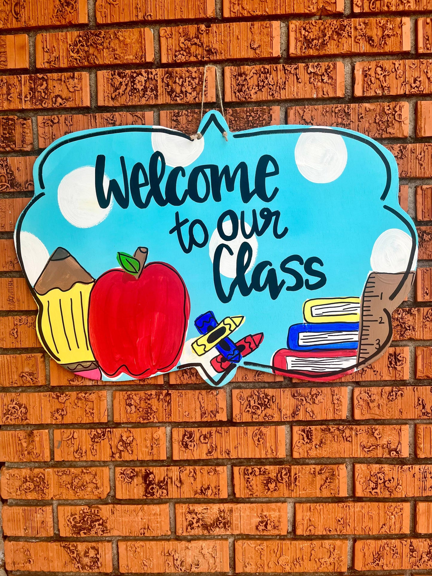 on the Bayou - Welcome door hanger for teachers