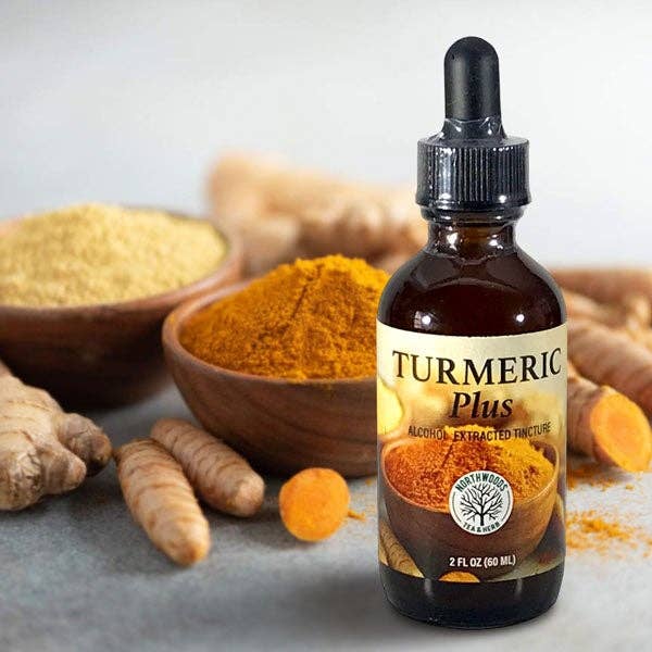 Northwoods Tea & Herb LLC - Turmeric Plus Tincture - Single Extraction