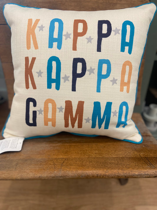 Little Birdie Kappa Kappa Gamma Star Pillow