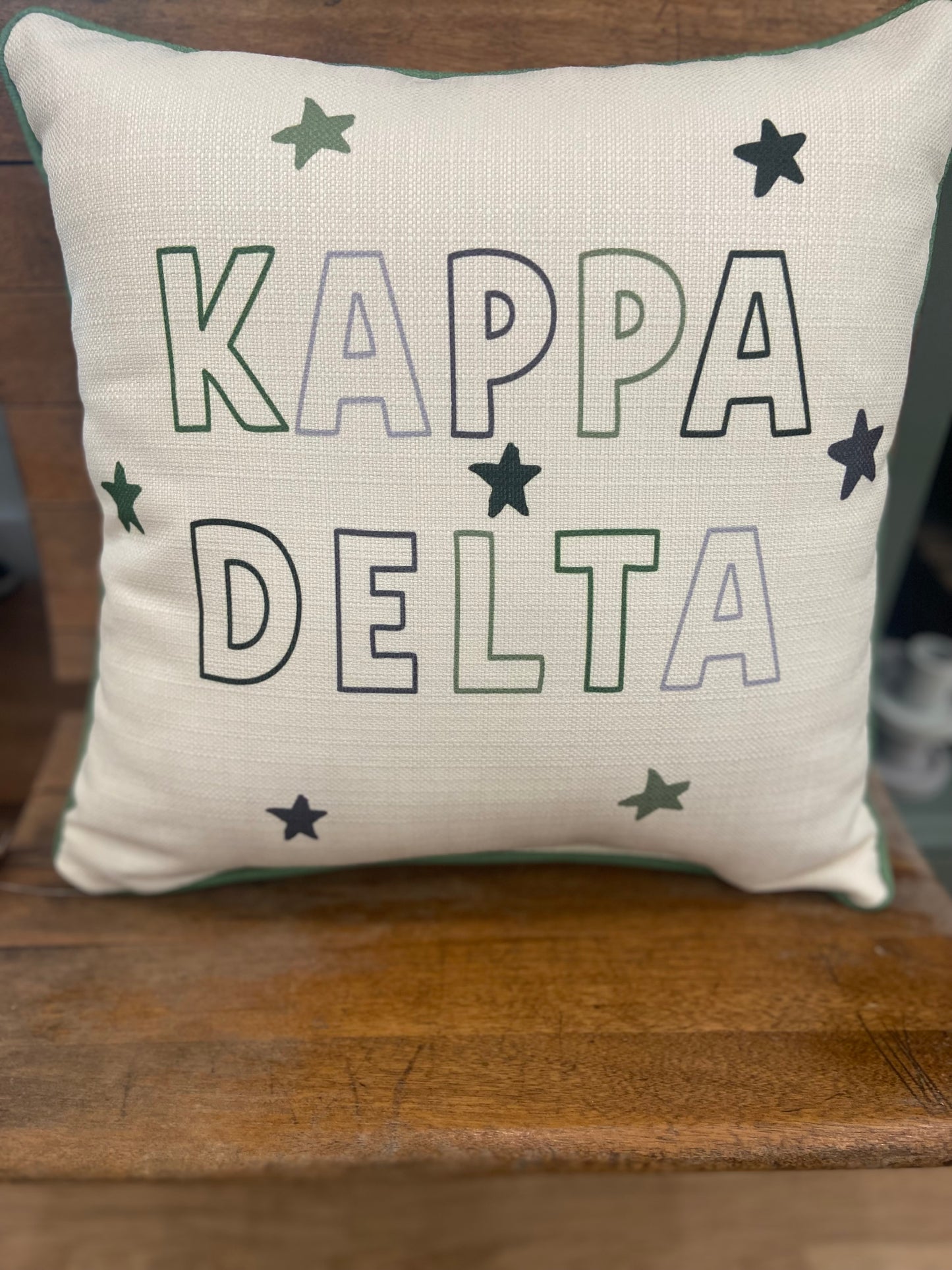 Little Birdie Kappa Delta Star Pillow