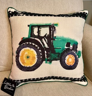 Little Birdie Tractor Pillow-Made in Mississippi