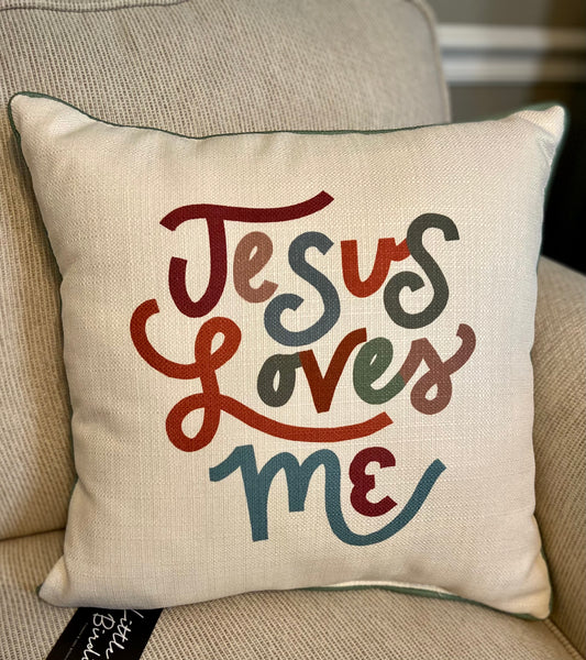 Little Birdie Jesus Love Me Pillow