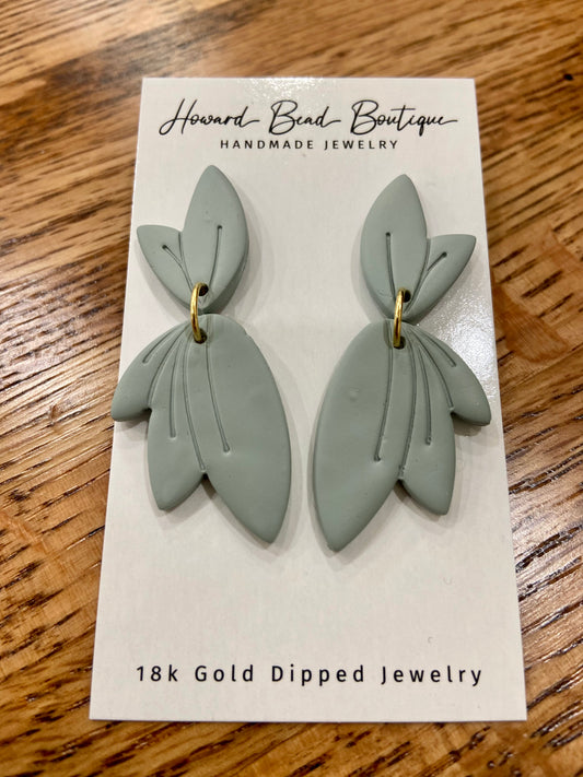 HBB Sage Petal Earrings