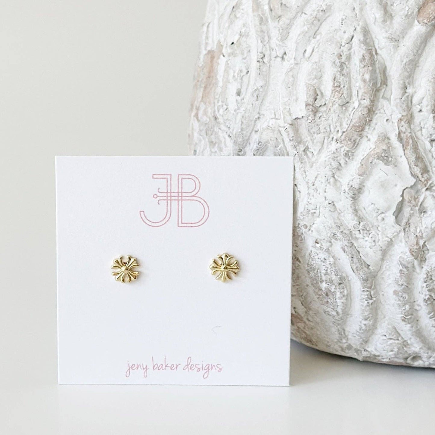 Jeny Baker Designs - Carly Cross Studs