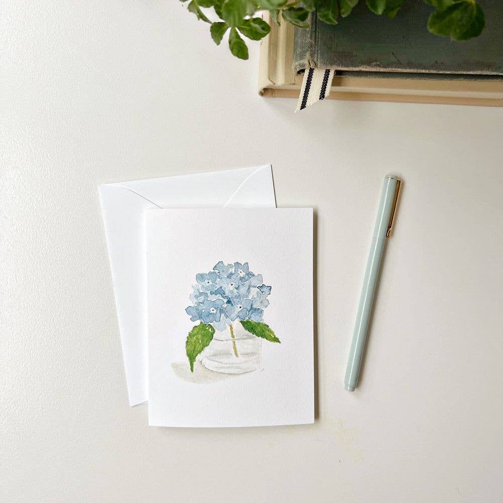 emily lex studio - hydrangea notecards