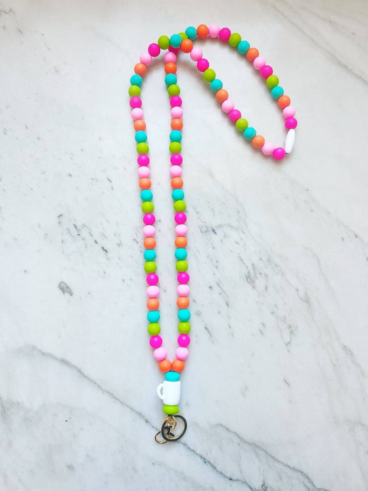 Lanyard Lovebirds - Popsicle Fully Beaded Lanyard