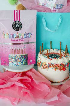 Pop Daddy Snacks - Birthday Cake Seasoned Pretzels (Limited Edition) 7.5oz