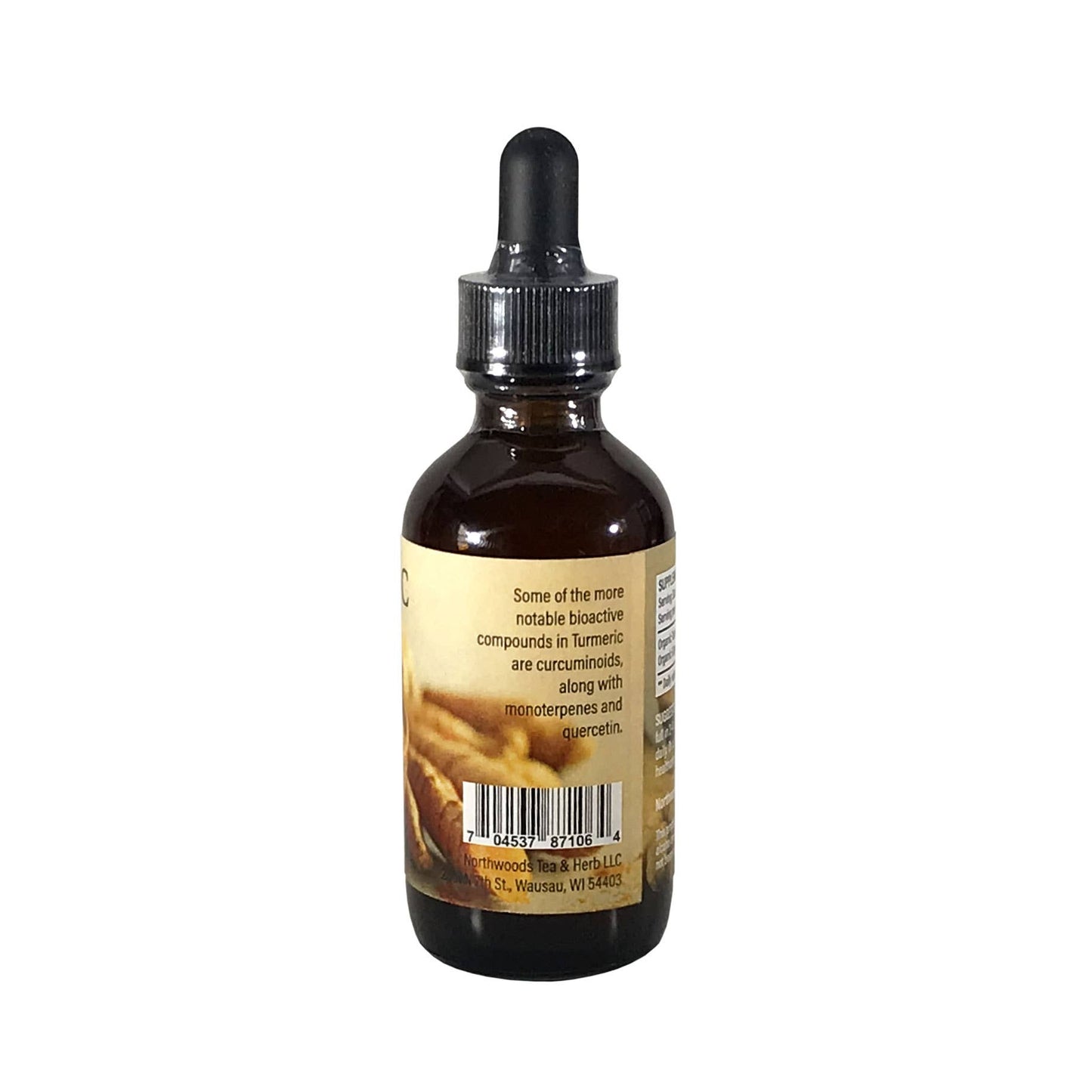 Northwoods Tea & Herb LLC - Turmeric Plus Tincture - Single Extraction