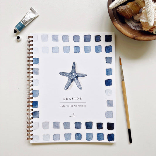 emily lex studio - Seaside watercolor workbook