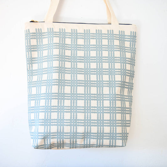 Erin Flett - Slate Plaid Carry All