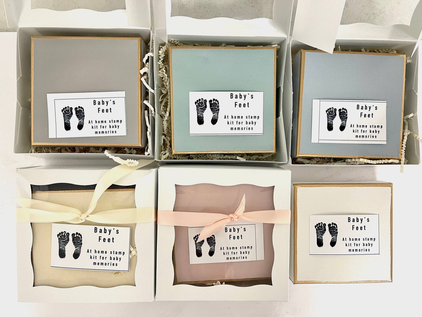Michelle Allen Designs - Cream Baby's Feet Stamp Kit
