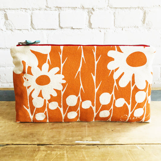 Erin Flett - Mango Daisy Thorn Makeup Bag