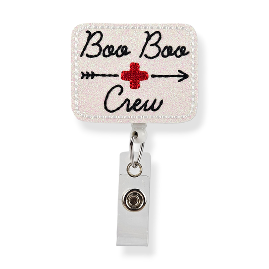 Lunar Rabbit Creations - Boo Boo Crew Badge Pal: Swivel Clip/Black