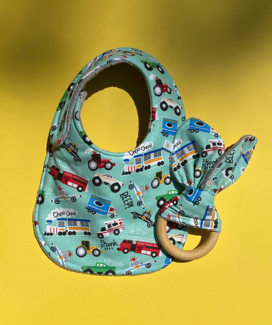 Port & Starbird - Wheels Around Town bib