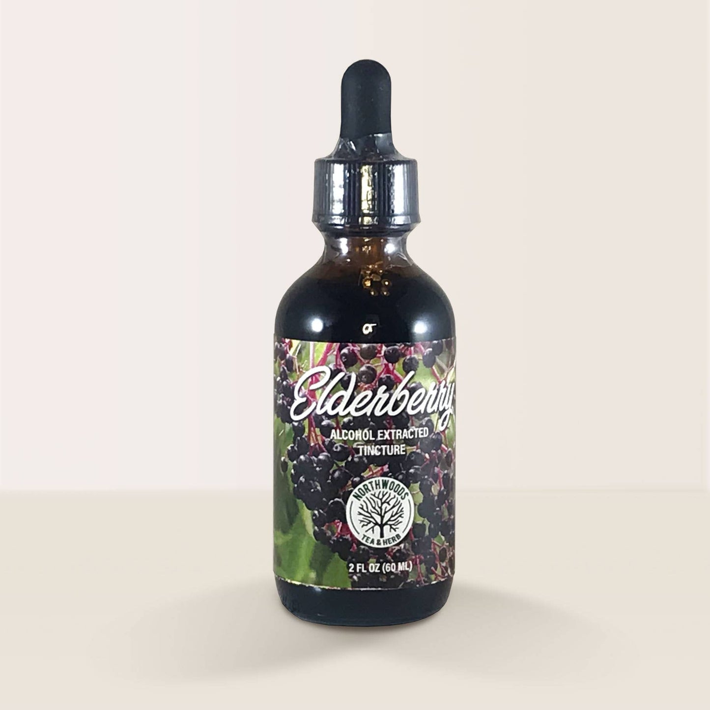 Northwoods Tea & Herb LLC - Elderberry Tincture - Single Extraction