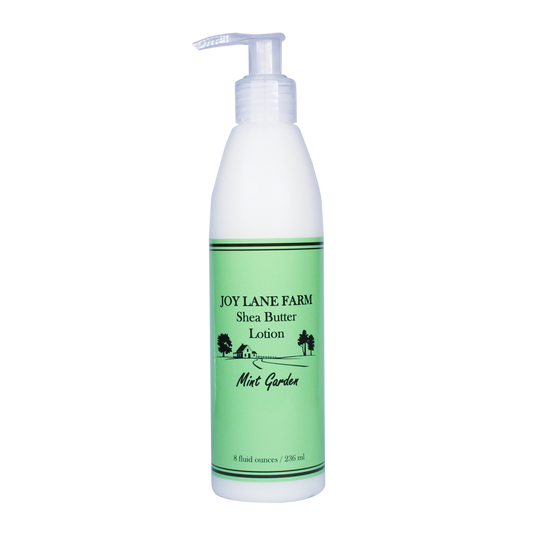 Joy Lane Farm - Mint Garden Shea Butter Moisturizing Hand and Body Lotion: 8 oz