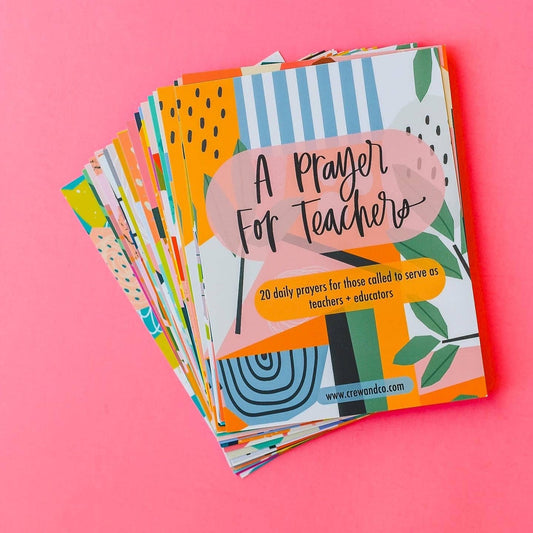 Crew + Co - A Prayer For Teachers Cards