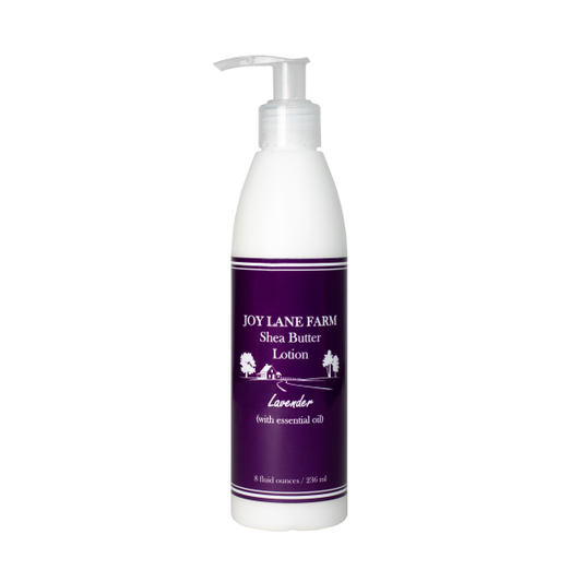 Joy Lane Farm - Lavender Shea Butter Moisturizing Hand and Body Lotion: 8 oz