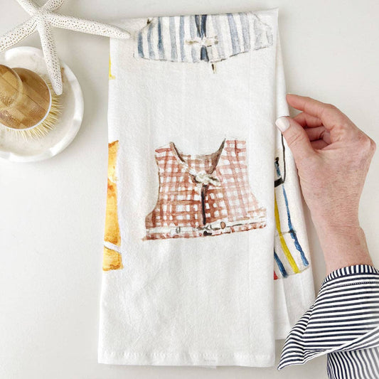 emily lex studio - Boat coats tea towel