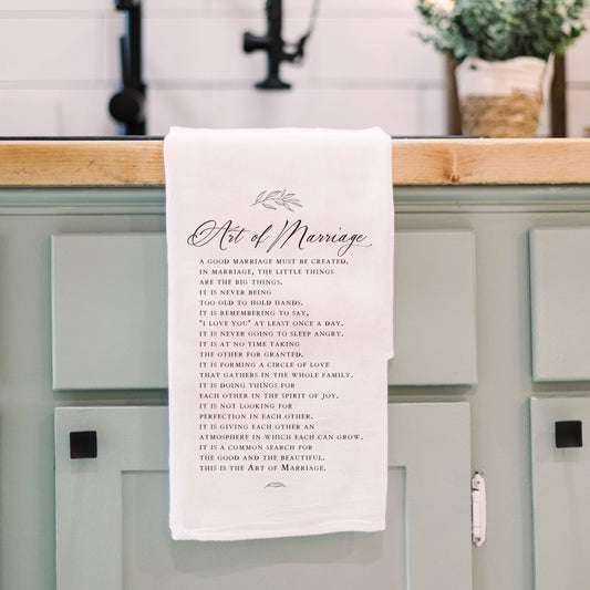 Clairmont & Co - Art Of Marriage,  Tea Towel