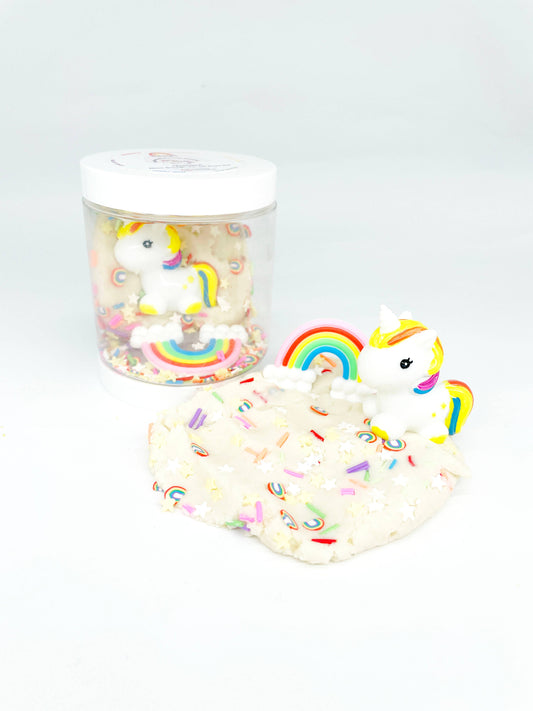 Earth Grown KidDoughs - Unicorn (Vanilla Buttercream) Mini Play Dough-To-Go Kit